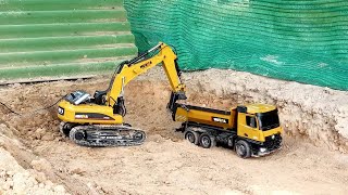 rc construction excavator RC Truck Make New Construction!