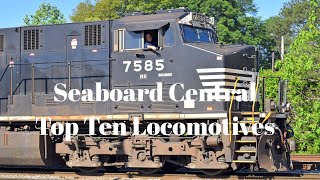 Seaboard Central - Top Ten Locomotives