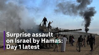 Israel 'at war' as Hamas launches major surprise attack, with at least 348 dead