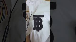 BURBERRY IMPORTED FULL SLEEVE PLAIN  PREMIUM SHIRTS EMBROIDERY LOGO