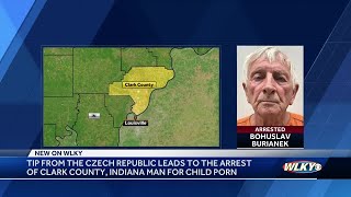 Tip from the Czech Republic leads to the arrest of Clark County, Indiana man for child porn