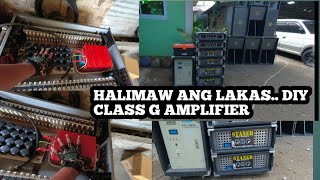 R-TWIN MOBILE SOUND, Soundcheck New Diy class G amplifier,HALIMAW, TEAM STANER