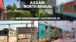 NEW BONGAIGAON to ALIPURDUAR JN Complete Train Journey onboard Kamakhya - DADN Weekly Express | NFR