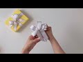 how to tie a bow ribbon gift wrapping 56