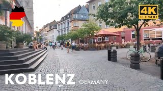 Koblenz, Germany: A Walking tour in 2023 I Travel Germany I 4K HDR