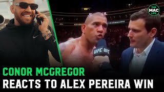 Conor McGregor demands Alex Pereira move to \