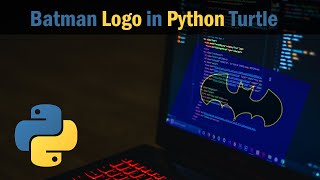 Draw Batman Logo with Python Turtle !