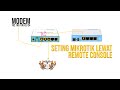 Seting MikroTik Lewat Remote Console