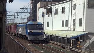 JR貨物 EF210-165号機（吹田）＋コキ25両　貨物列車1072レ 2021.03.11