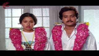 Love Scene Between Karthik \u0026 Gautami || Bangaru Papa Movie || Gautami, Karthik