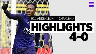 HIGHLIGHTS: RSC Anderlecht - Charleroi | 2021-2022 | 4 goals to take us back to the top 4