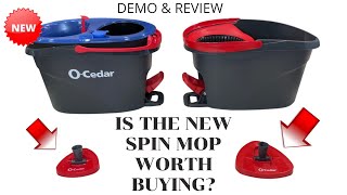 NEW O-CEDAR SPIN MOP DEMO AND REVIEW | NEW OR OLD SPIN MOP?