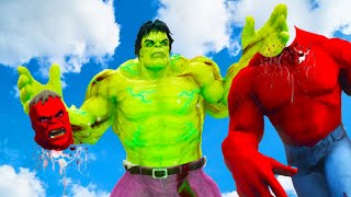 Red Hulk vs Savage Hulk - EPIC BATTLE