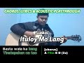 Siakol - Ituloy mo lang (Acoustic Guitar Karaoke | Lyrics | Chords)
