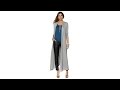 NENE by NeNe Leakes Lightweight Glam Maxi Cardigan