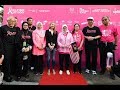 Tunku Azizah sertai larian KL Pink Oktober Walk 2019