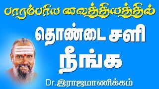 Thondai sali |பாரம்பரிய வைத்தியர் Dr.ராஜமாணிக்கம் தொண்டை சளி நீங்க நேரடி மருத்துவம்