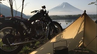 1/2泊目ハシゴキャンプなバイクミニマムソロキャンプ with Mt.Fuji (Part24) Motorcycle solo camping minimum equipment.