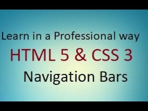 How To Create A Nav Bar | HTML & CSS Tutorial For Absolute Beginners ...