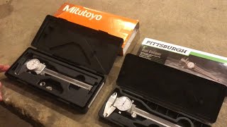 mitutoyo caliper's  VS pittsburgh harbor freight (comparing smooth motion)