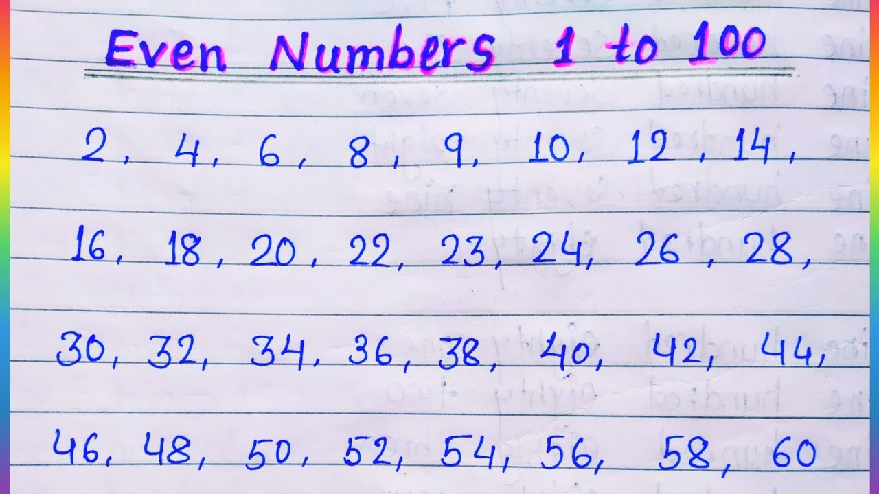 Even And Odd Numbers 28 Cute Free Printable Charts 43 Off