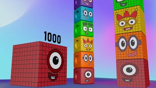 NEW HUGE Numberblocks Standing Tall 1 till 100 BIGGEST Count Numberblocks Standing Tall Count 1-100