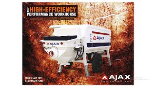 AJAX - CONCRETE PUMP VIDEO