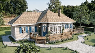 Cozy Cottage Design | Stunning 39x52 ft Single-Story House Tour!