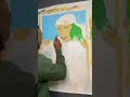 painting the edge of a background d around figure paintingtutorial art visualart