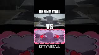 Rheinmetall VS Kittymetall | Kittymetall releases Panther KF51 Main Battle Tank #parody 🔥 #shorts