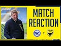 REACTION Karl Robinson as Oxford United draw at Portsmouth