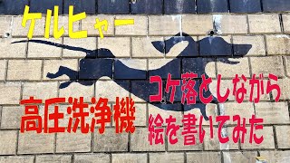 20年もののコケもあっという間に！　ケルヒャー　高圧洗浄機　k3サイレント　ダックスフンド