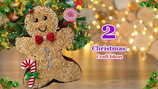 2 New Christmas Pinatas made with waste Cardboard | DIY 2 Budget friendly Christmas craft idea🎄99