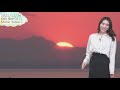 【 白井ゆかり】ゆかりんと夕日と突然虫さん【weathernews clip】切り抜き お天気キャスター 女性キャスター