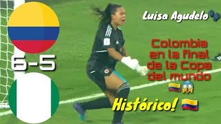 Colombia vs Nigeria 0-0 (6-5) Resumen y Penales COMPLETO | Semifinal | Mundial Femenino Sub-17
