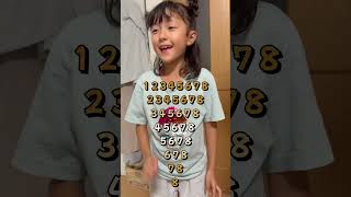 １２３４５６７８チャレンジ！#challenge #tiktok #shorts