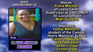 Claudia Charles Belizaire long