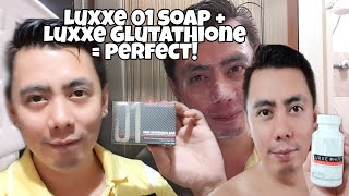 ORIGINAL FRONTROW LUXXE WHITE 01 SKIN WHITENING SOAP + KOJIC ACID WITH GLUTATHIONE CAPSULE | REVIEW