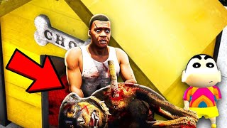 GTA 5 : Did FRANKLIN KILL CHOP in GTA 5 ? | SHINCHAN and CHOP