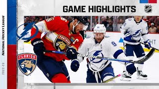 Lightning @ Panthers 10/21 | NHL Highlights 2022