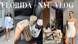 VLOG: FL + NYC days in my life! spanx haul, speaking on a panel, relaxing w/ fam