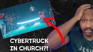 Mike Todd Brings CyberTruck In Church!