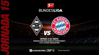 Partido Completo: Borussia Mönchengladbach vs Bayern Munich | Jornada 15 - Bundesliga