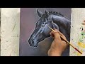 Easy Acrylic Horse Painting Tutorial, Realistic Horse Painting, Basic to Advance Level Tips.