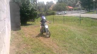 Premier essai de ma dirt 125cc