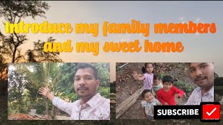 Introduce my friend members and my sweet home || farm || vegetable||