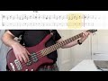 Daryl Hall & John Oates - You Make My Dreams (Come True) [Bass cover with play along tab]