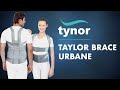 How to wear Tynor Taylor Brace Urbane full support & immobilization of thoracic-lumbar-sacral spine