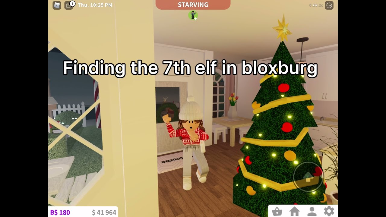 Finding The 7th Elf In Bloxburg! - YouTube