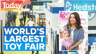 Look inside the largest toy fair in the world | Today Show Australia